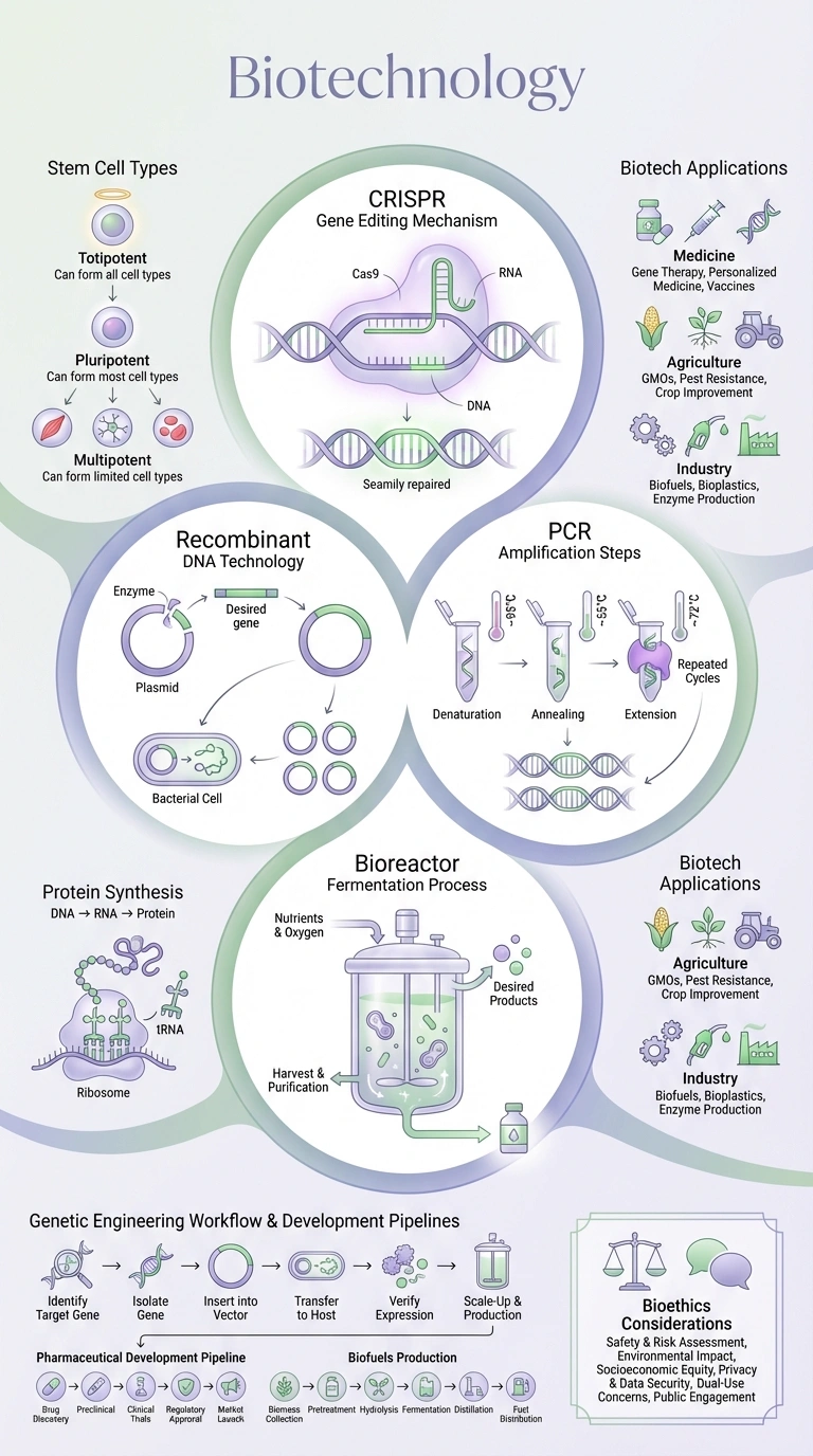 Biotechnology Infographic