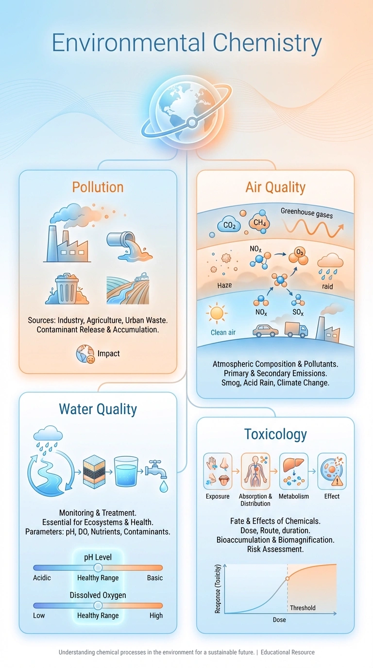 Environmental Chemistry Infographic - Complete Visual Study Guide for Chemistry