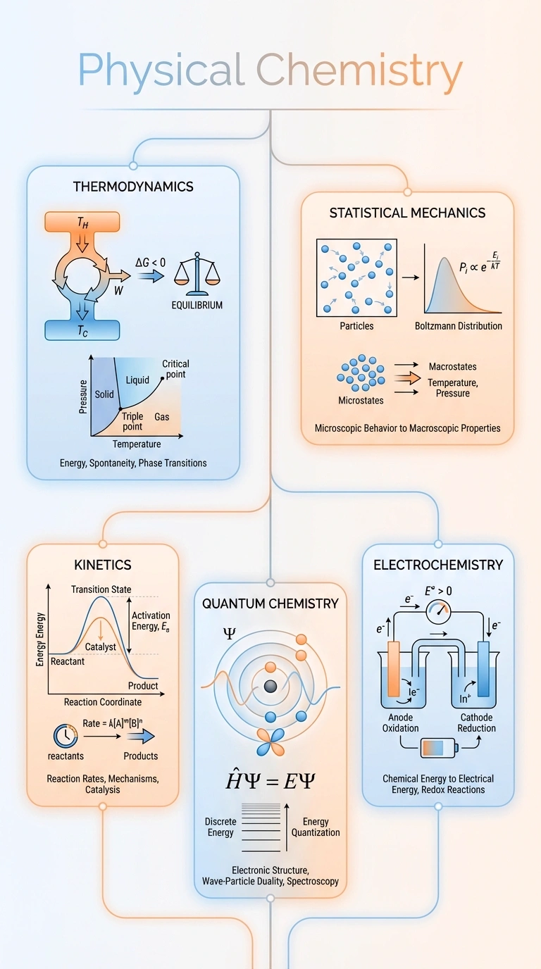 Physical Chemistry Infographic - Complete Visual Study Guide for Chemistry