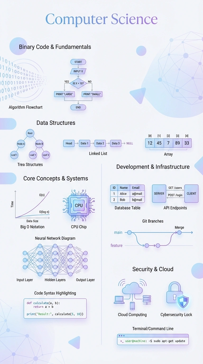 Computer Science Infographic - Programming Concepts