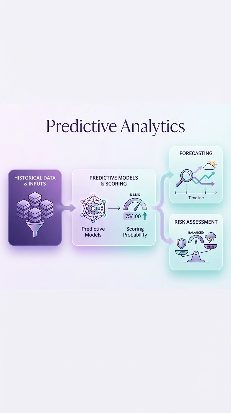 Predictive Analytics Infographic - Complete Visual Study Guide for Data Science