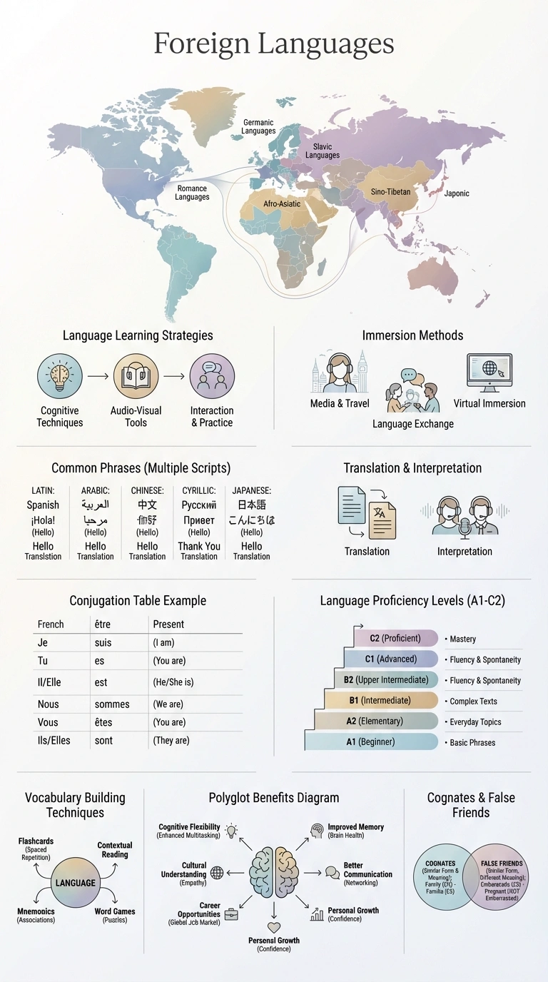 Foreign Languages Infographic