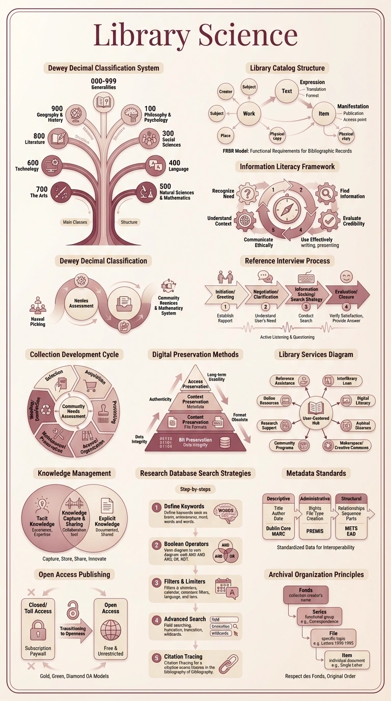 Library Science Infographic