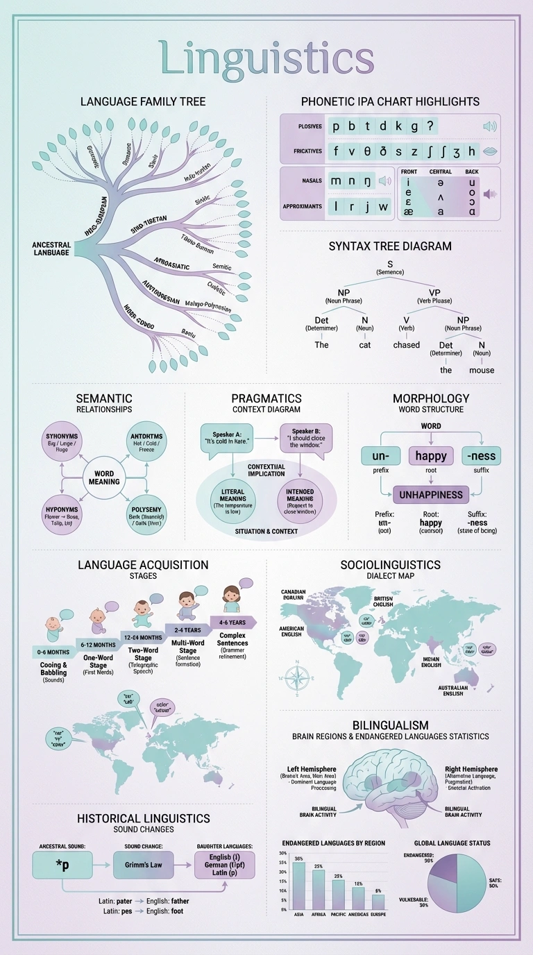 Linguistics Infographic