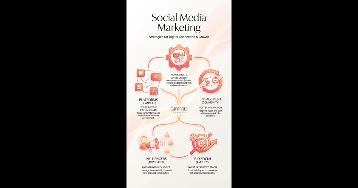 Social Media Marketing Infographic - Marketing Visual Study Guide ...