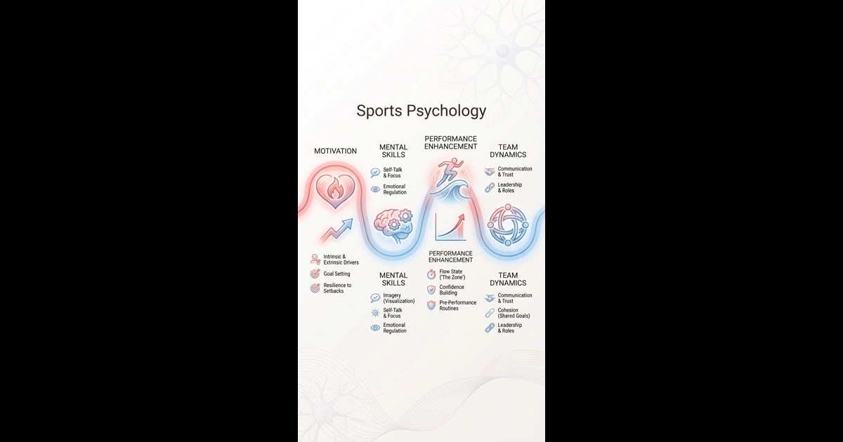 Sports Psychology Infographic - Sports Science Visual Study Guide ...