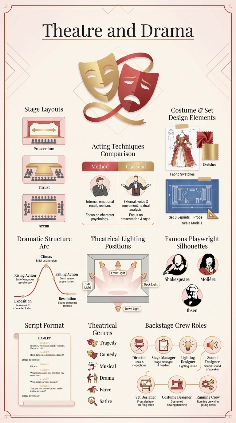Theatre and Drama Infographic